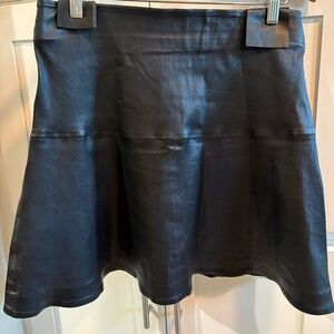 SPRWMN REAL Leather Mini Skirt